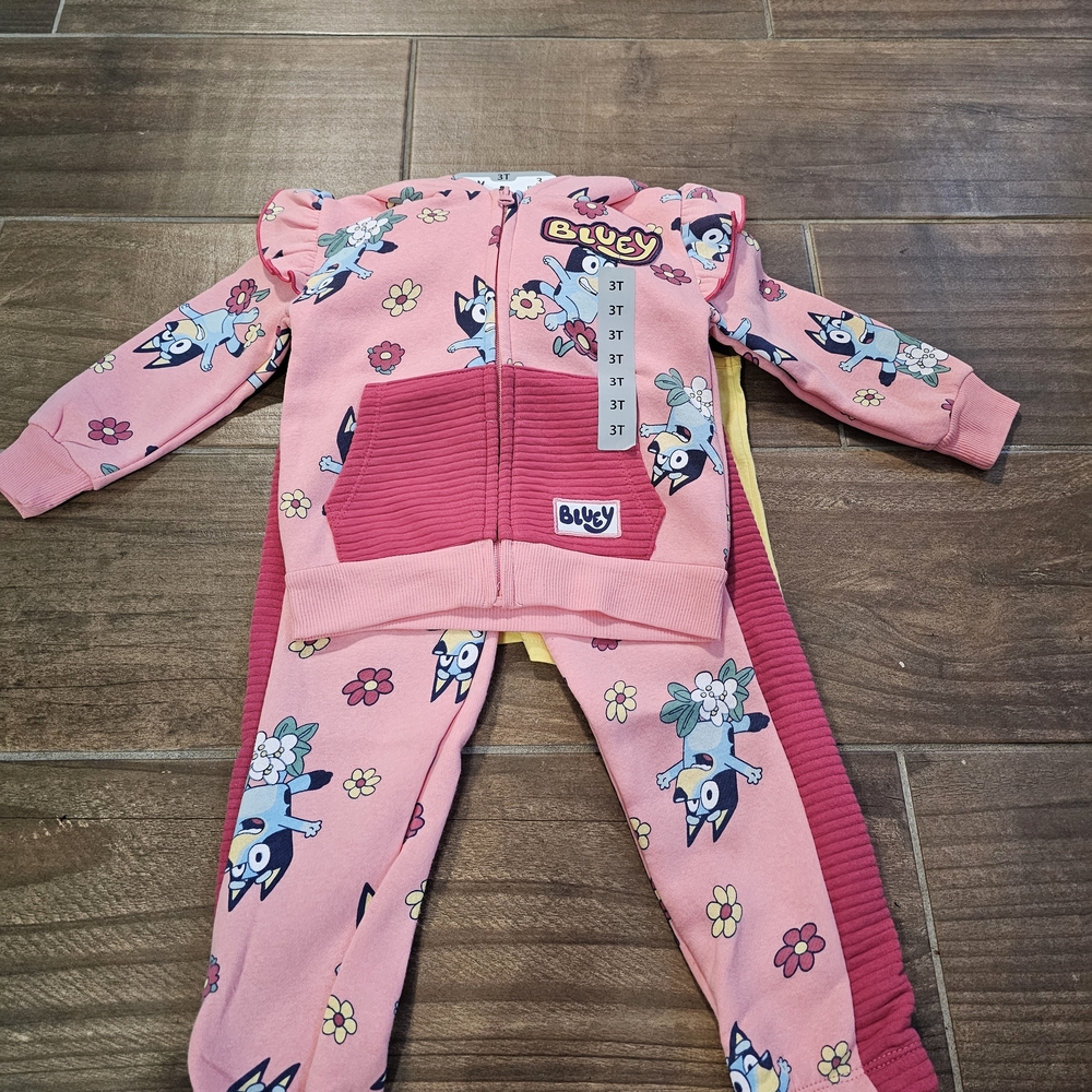 Bluey 3 Piece Set Size 3T